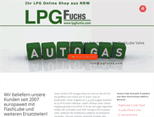 Tablet Screenshot of lpgfuchs.com